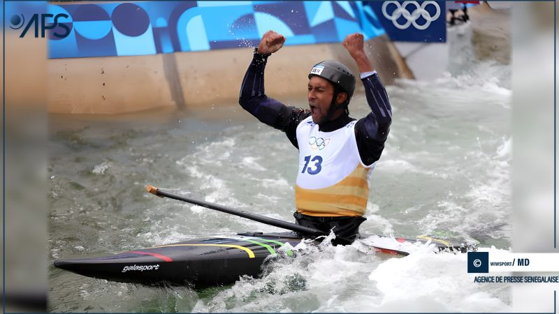 JO – Canoë slalom : Le Sénégalais Yves Bourhis qualifié en finale