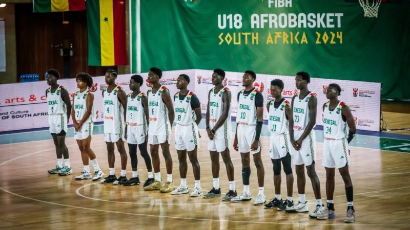 Afrobasket masculin U18 : le Sénégal affronte l’Égypte en quarts de finale