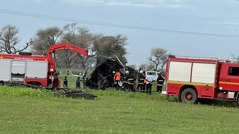 Accident à Ndangalma : Le ministère des Transports dresse le bilan et annonce une enquête