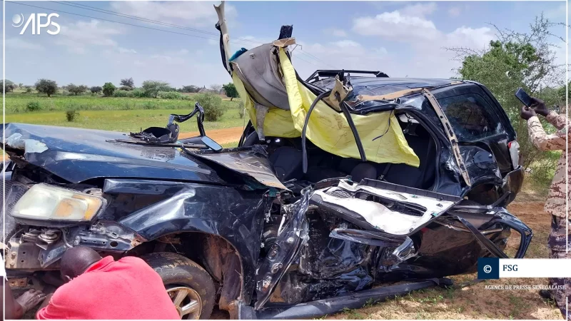 Accident à Kébémer : un mort et trois blessés graves