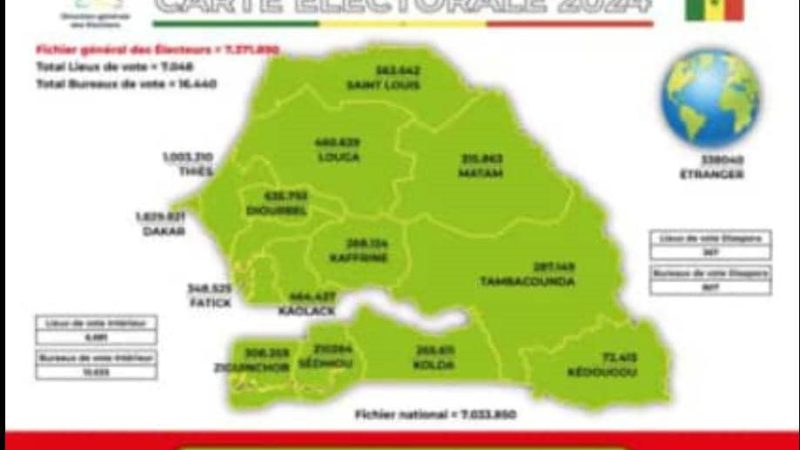 Elections législatives 2024 : présentation carte électorale et répartition par région