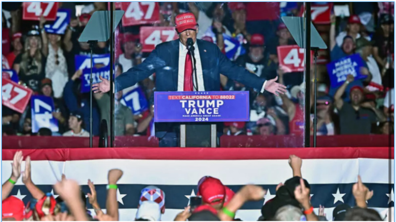 États-Unis : un homme arrêté avec des armes près d’un meeting de Donald Trump en Californie