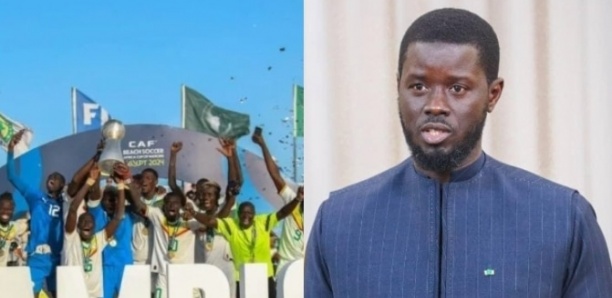 ‘’Vous honorez une fois de plus le Sénégal’’: Le message du PR Diomaye Faye aux Lions du Beach Soccer après leur sacre