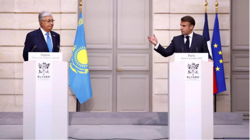 Le président Macron propose à son homologue du Kazakhstan l’aide française sur le nucléaire civil