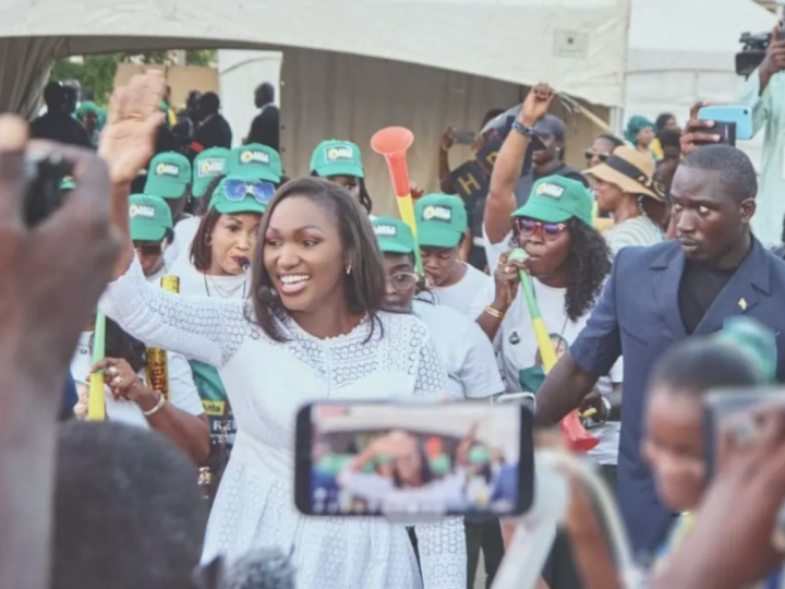 Mermoz : Anta Babacar Ngom, candidate, a voté au lycée Ngalandou Diouf