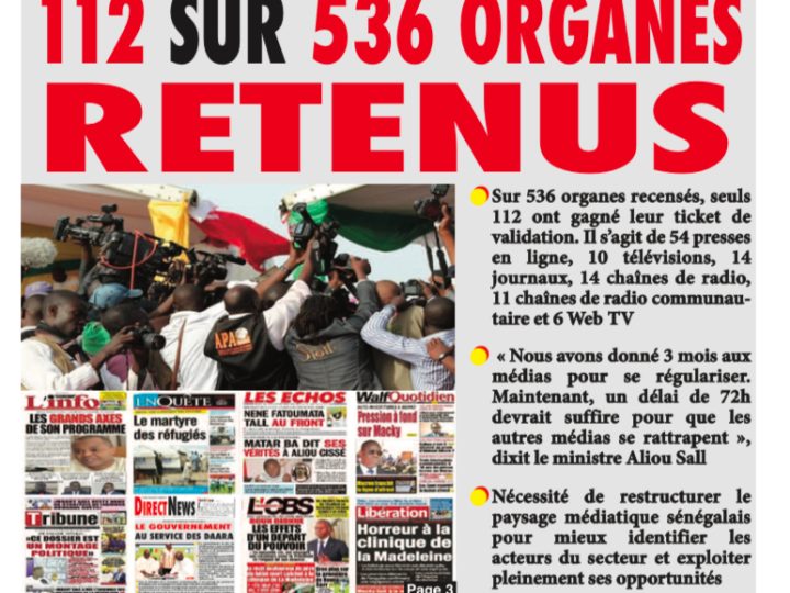 Une du journal Directnewsinfo du Mercredi 04 Décembre 2024