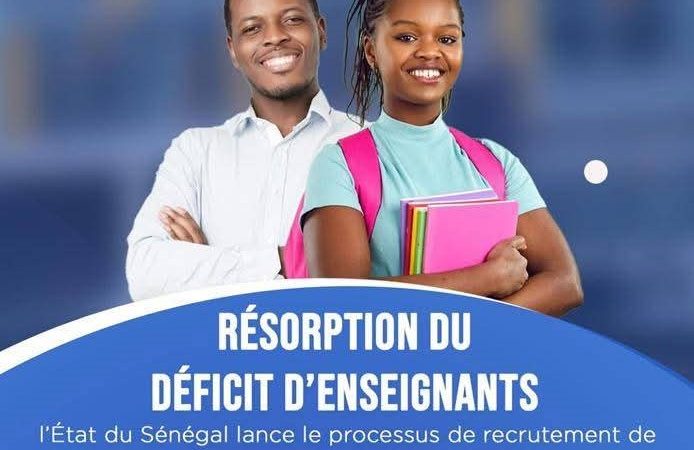 ​Résorption du déficit d’enseignants : recrutement spécial de 2000 enseignants