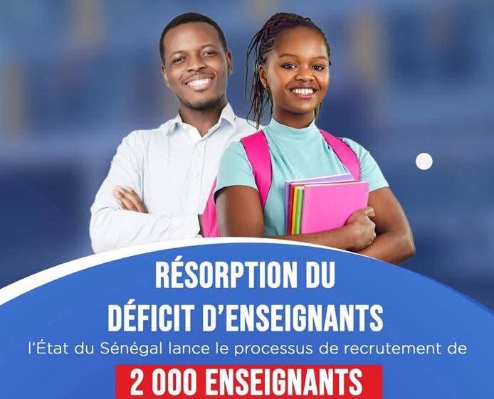 ​Résorption du déficit d’enseignants : recrutement spécial de 2000 enseignants