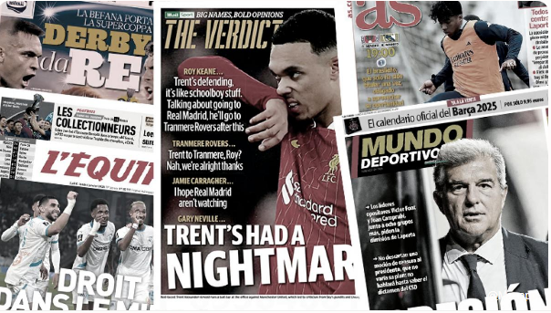 Trent Alexander-Arnold se fait humilier par la presse anglaise, le président du Barça est sur la sellette